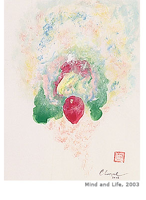 Mind and Life painting by Choegyal Rinpoche